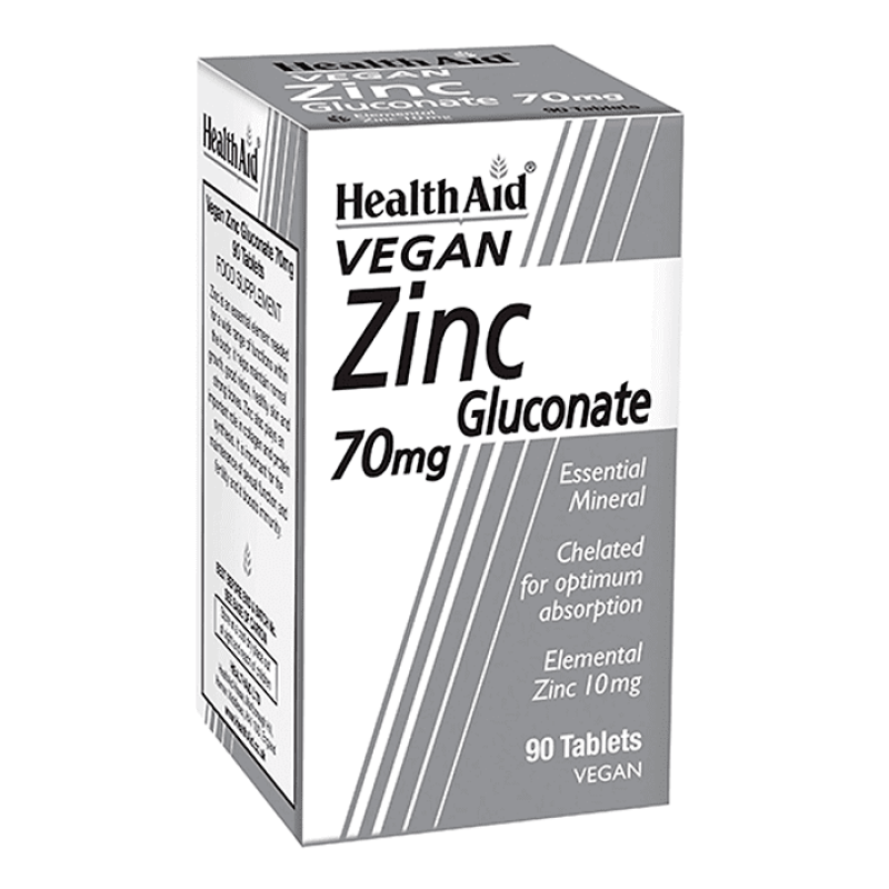 HealthAid Zinc Gluconate 70mg