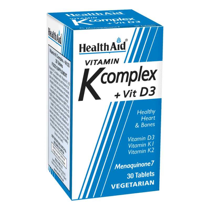 HealthAid Vitamin K Complex +Vit D3 30 Tablets