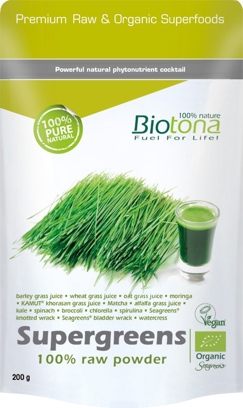 Biotona Bio Supergreens Raw 200 gr
