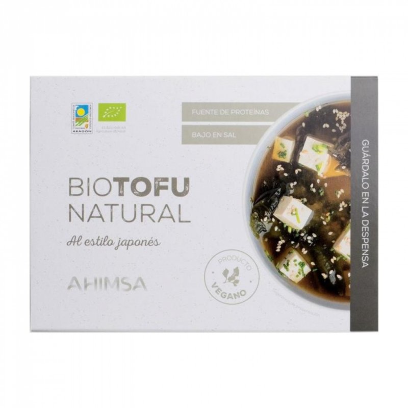Natürlicher Tofu Bio 350 gr.