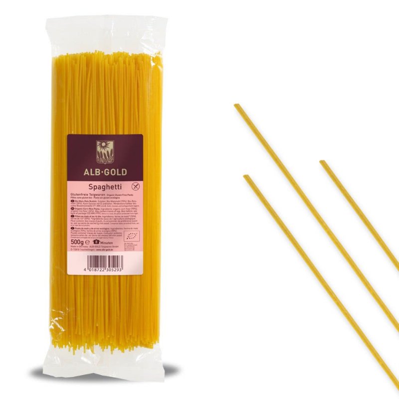 Mais-Reis Spaghetti 250 gr. Bio und Glutenfrei