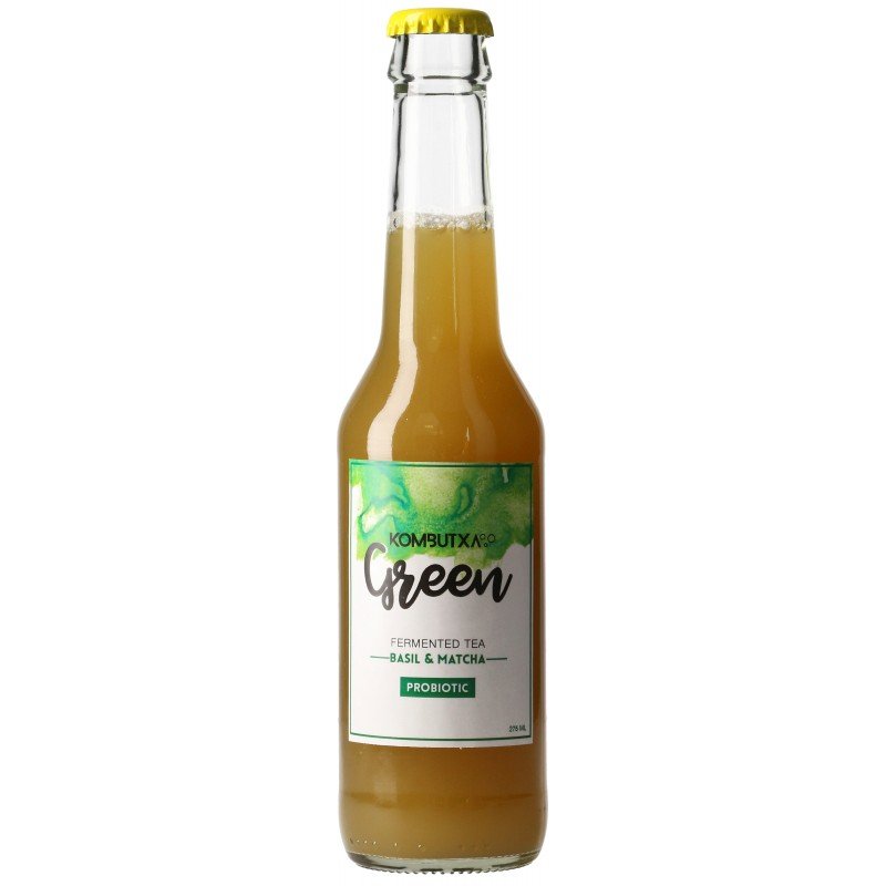 GREEN Kombutxa (Albahaca-Matcha) 750 ml