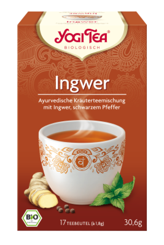 Yogi ginger 17 teabags organic