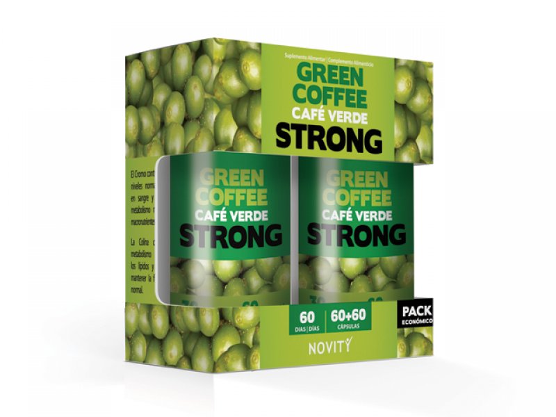 STONG PACK GREEN COFFEE 60 + 60