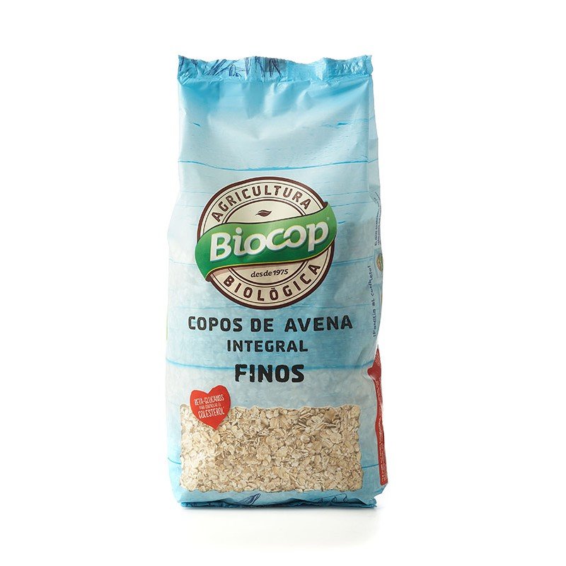 Fine oatmeal (Copos de Avena Fino) Biocop 500 g