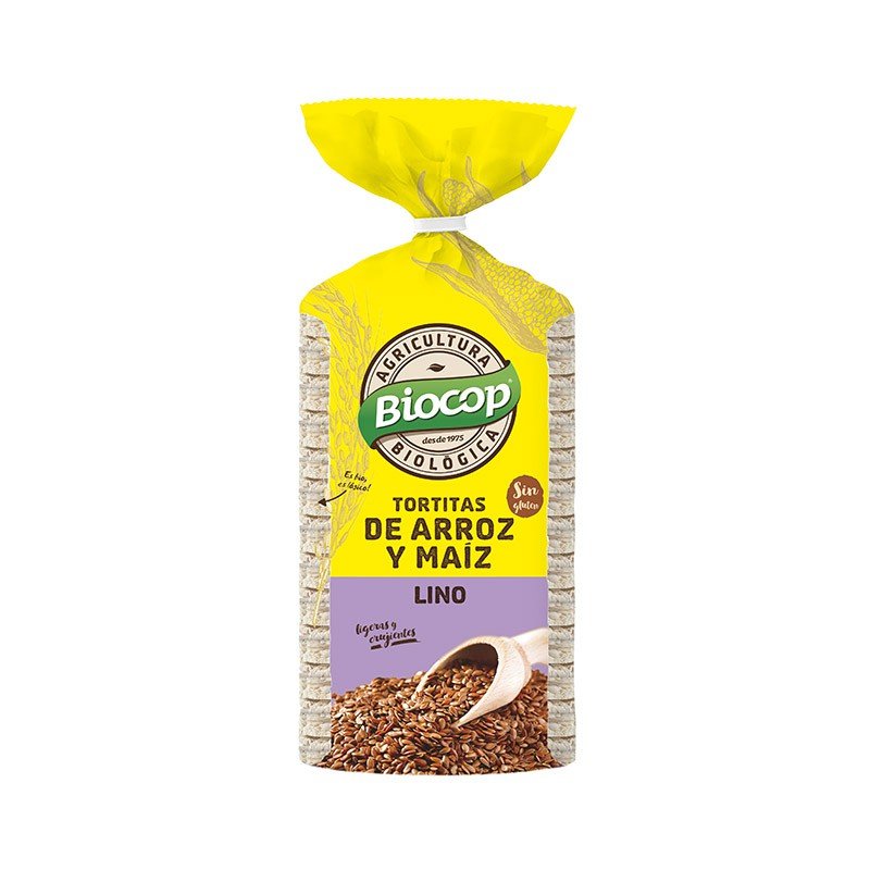 Biocop rice, corn and flaxseed pancakes 200 g
