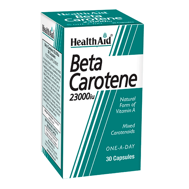 HealthAid Beta Carotene 15mg 30 Capsulese