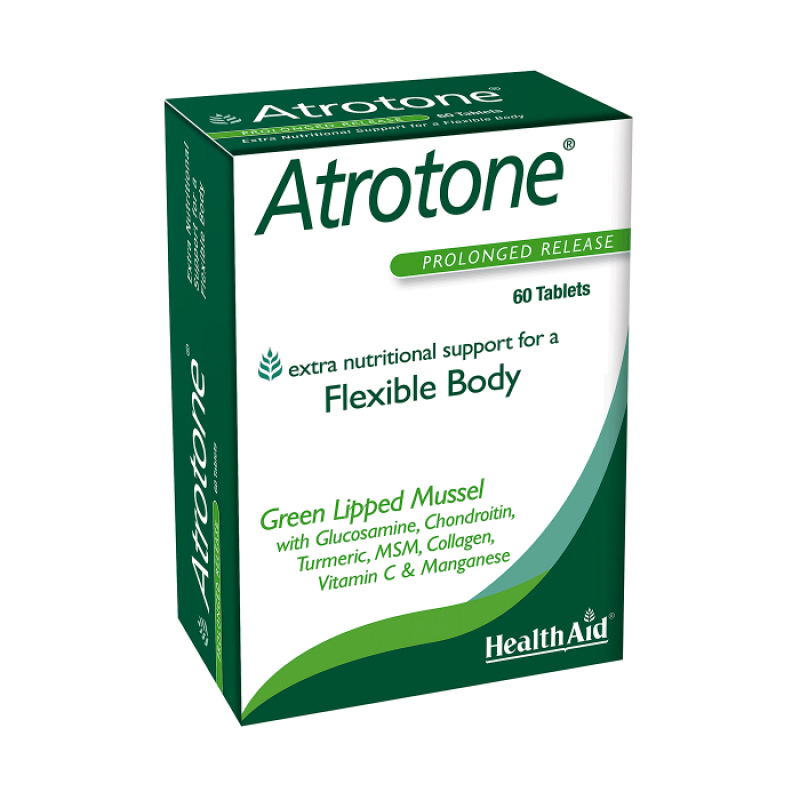 HealthAid Atrotone® (Green Lipped Mussel, MSM, Collagen Type II ++)