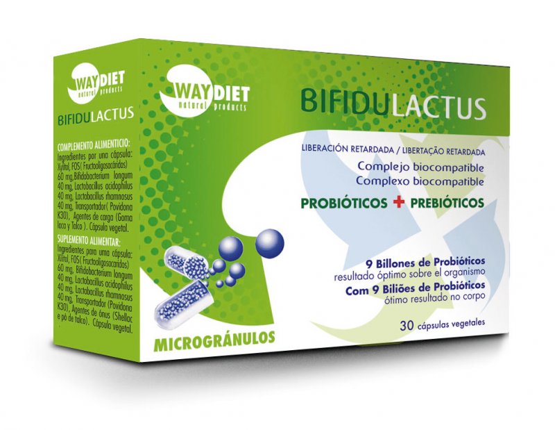BIFIDULACTUS- Pre & Probiotics 30 capsules
