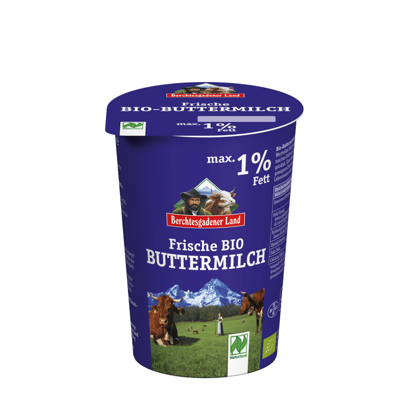 Fresh organic buttermilk 500 gr.