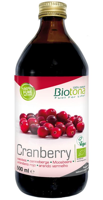 CRANBERRY Powerful natural juice concentrate 500 ml