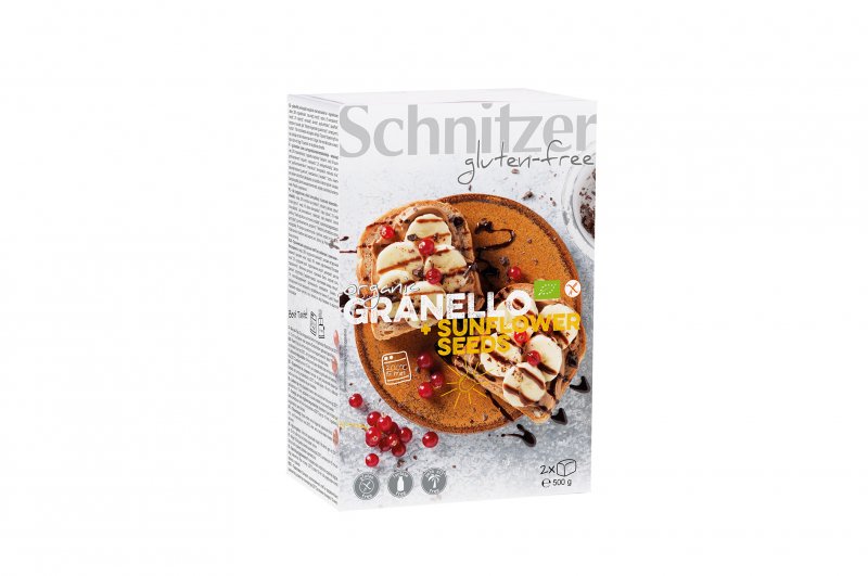 Bio Granello + Sunflower Seeds Gluten Free 2 x 250 gr.