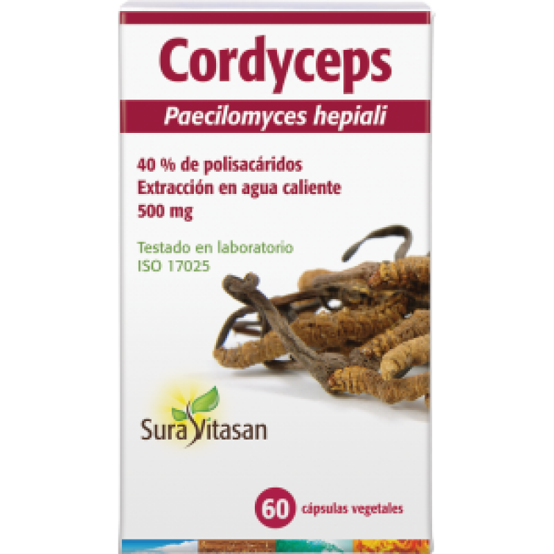 Cordyceps de Suravitasan 60 cápsulas