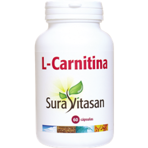 L-Carnitina de Suravitasan 500 mg 60 cápsulas