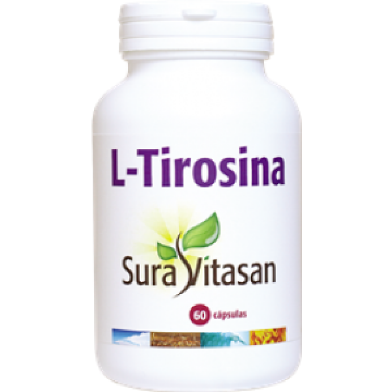 L-Tirosina de Suravitasan 500 mg 60 cápsulas