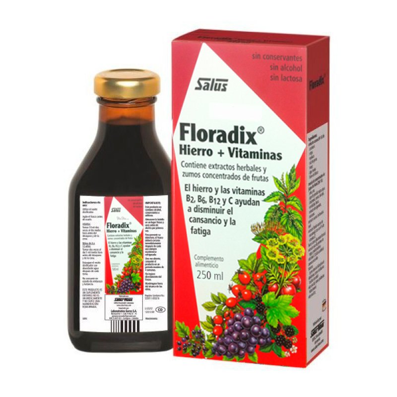 Salus herbal blood Floradix with iron 250 ml