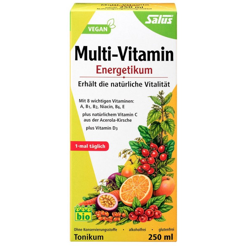 Salus Multi-Vitamin Energetic maintains natural vitality 250 ml
