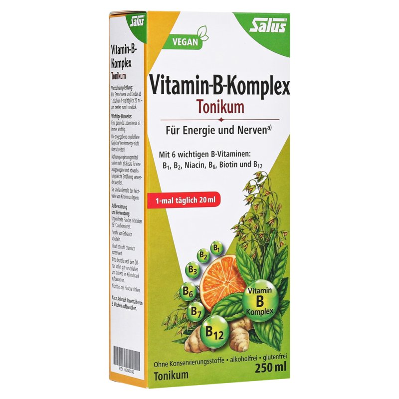 Salus Vitamin-B-Komplex Tonikum für Energie und Nerven 250 ml