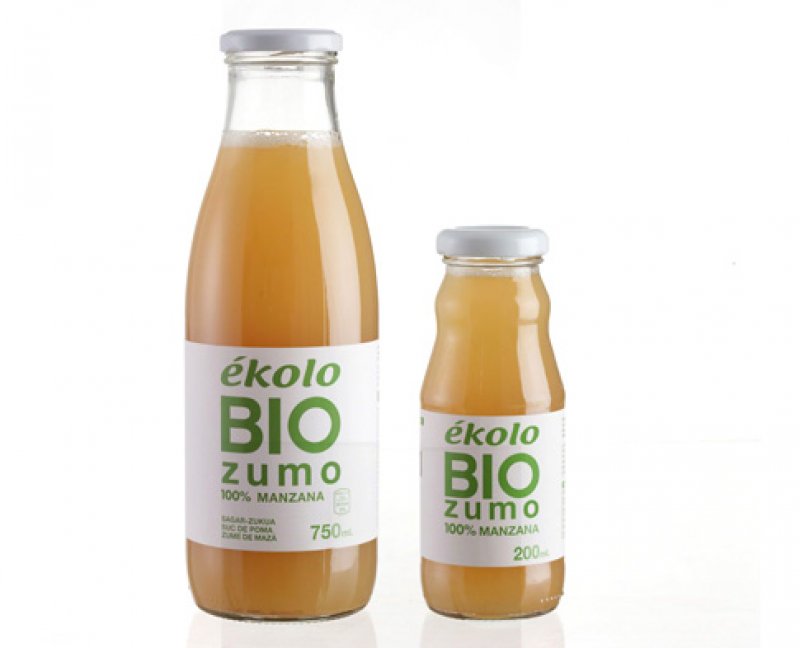 Organic apple juice, 100% pressed 750 ml