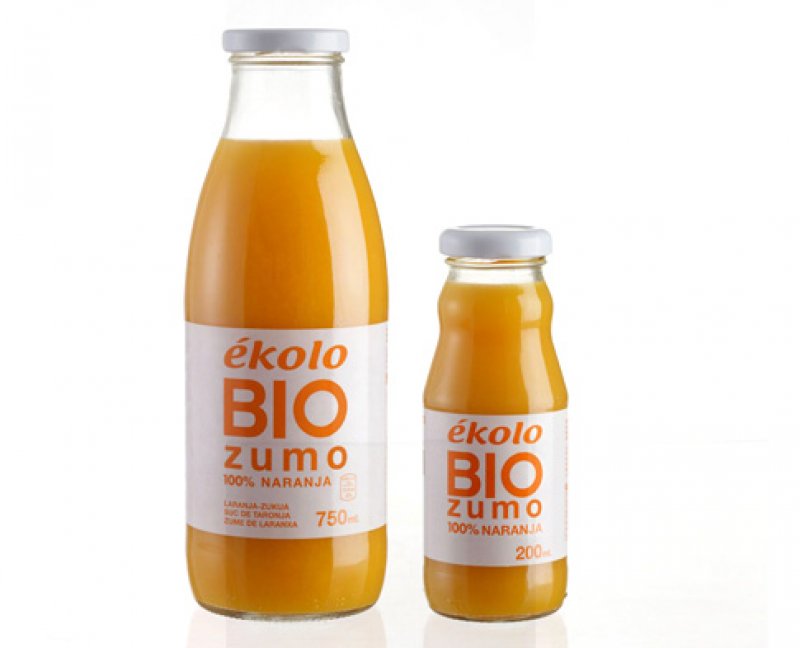 Organic ORANGE juice 100% pressed 750 ml