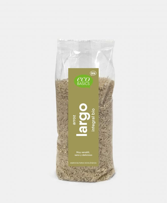 Organic long brown rice 500 gr.