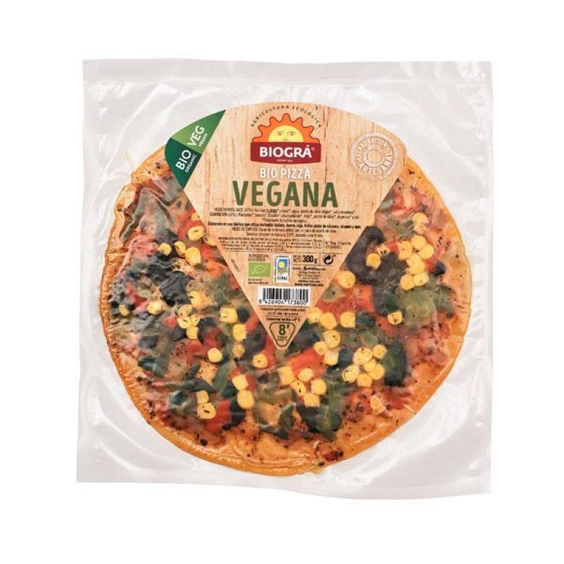 Pizza vegan with vegetables