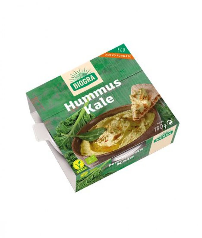 Bio Kichererbsencreme Grünkohl - Hummus