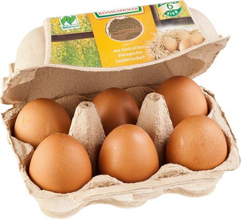 Organic eggs 6-pack