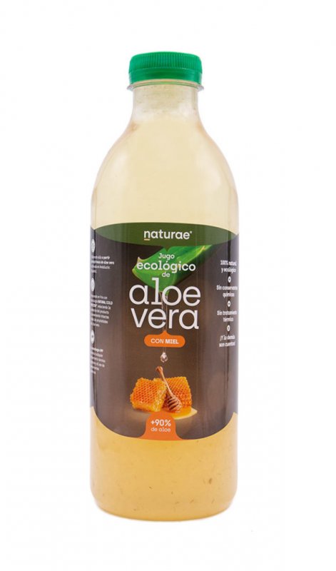 Organic aloe vera juice with honing 1 L