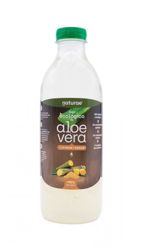 ORGANIC aloe vera juice with cane sugar 1 L