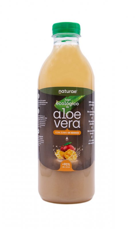 Organic aloe vera juice with mango 1 liter