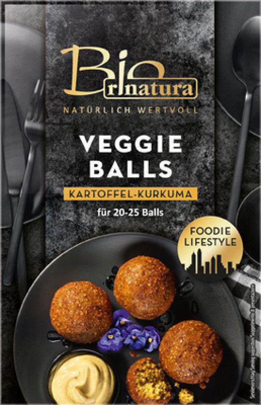 Veggie Balls Kartoffel-Kurkuma Bio 150 gr.