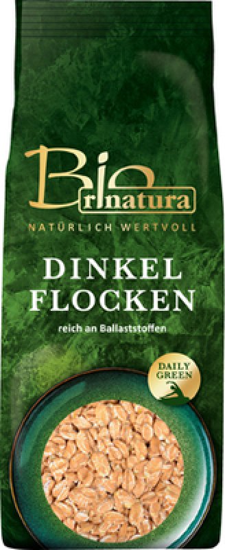 Bio Rinatura Vollkorn Dinkelflocken Bio 500 gr.