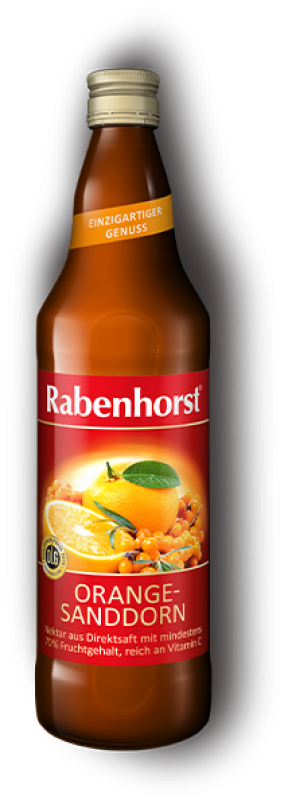 Orange-Sanddorn 750 ml Direktsaft Rabenhorst