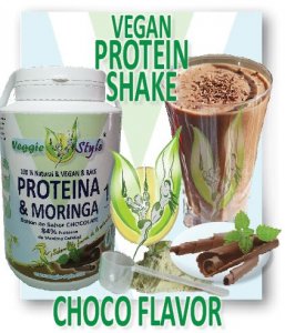 Bio Veggie Style Protein mit Moringa 84 % mit Geschmack Schocolade 1 KG