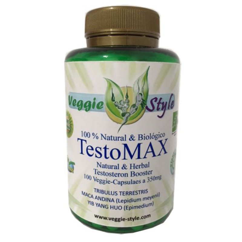 Testo Max 350 mg 100 capsulas de Veggie Style