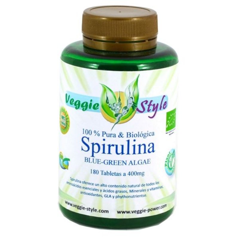 Spirulina 400 mg 180 tabs Veggie Style Bio