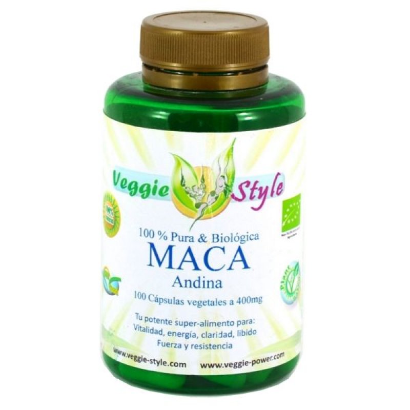 Maca Andina 400 mg 100 vcaps Veggie Style Bio