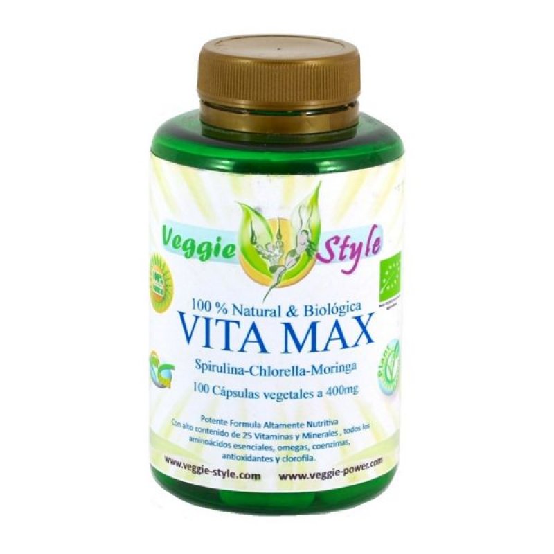 Vita Max 400 mg 100 Kapseln im Veggie-Stil Bio