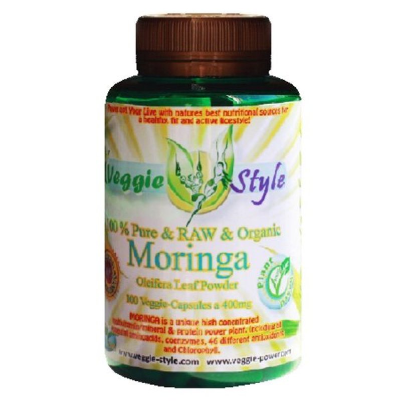 Moringa Oleifera 350 mg 100 capsules Veggie Style Bio