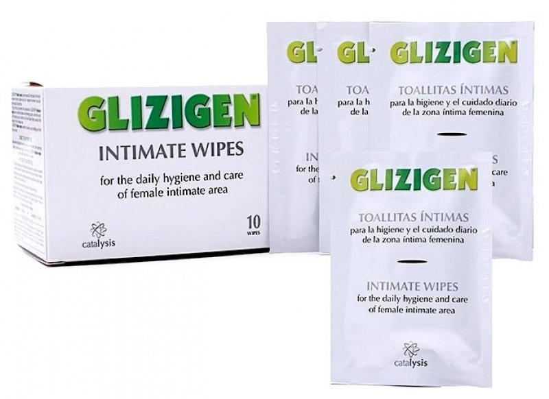 Glizigen intimate wipes 10 units