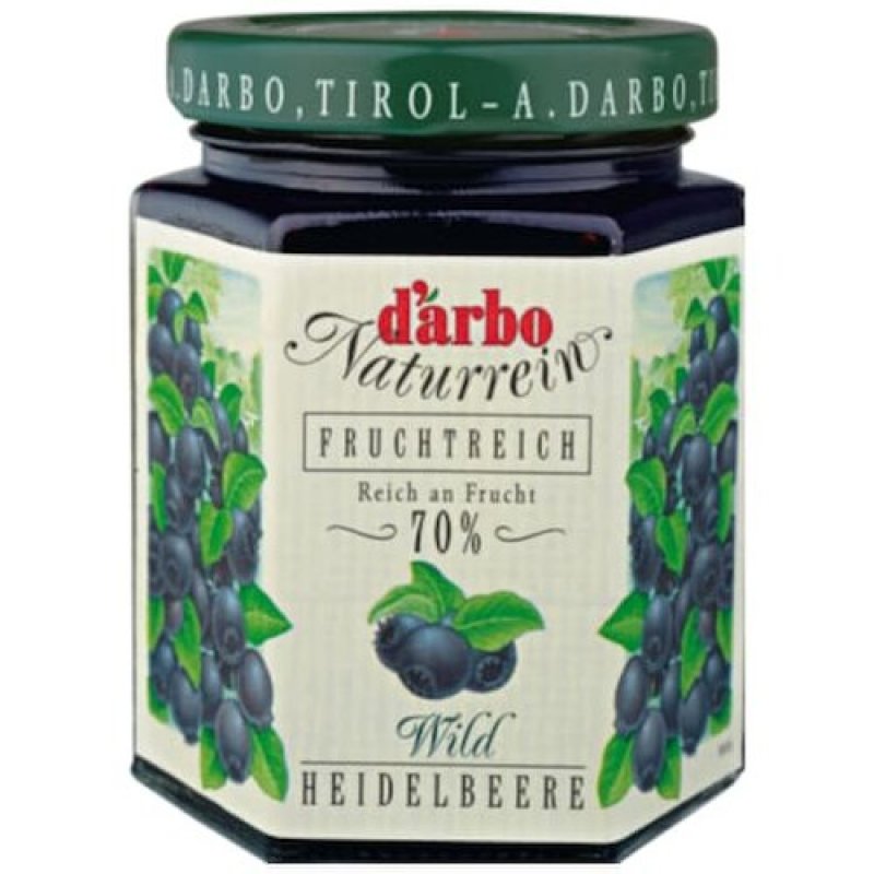 Darbo Fruchtreich Wildheidelbeere 200 gr.