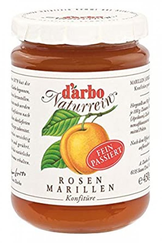 Darbo rose-apricot jam finely sieved 450 gr.