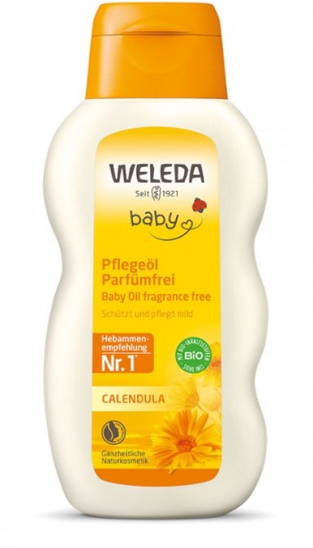 Calendula care oil perfume free 200 ml Weleda