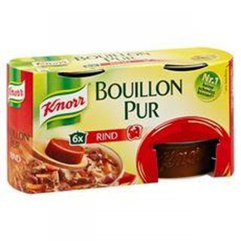 KNORR Bouillon Pur Rind 6 x