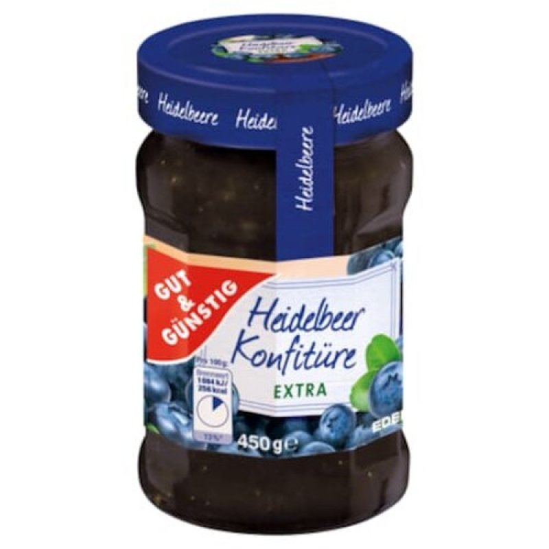 Blueberry jam extra 450 gr