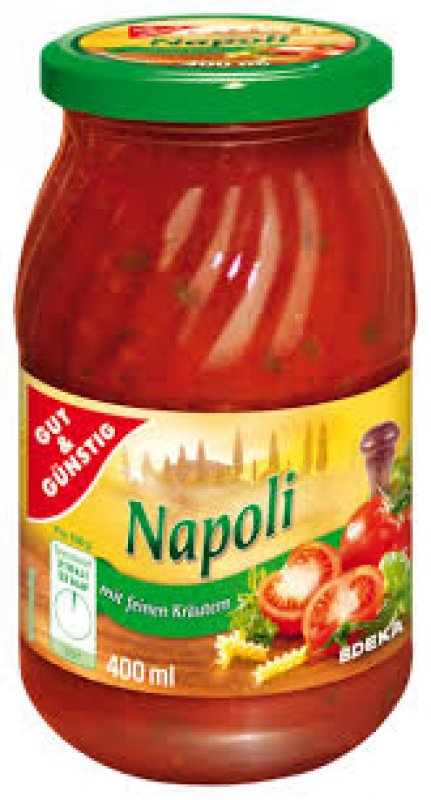 Salsa para pasta Napoli 400 ml