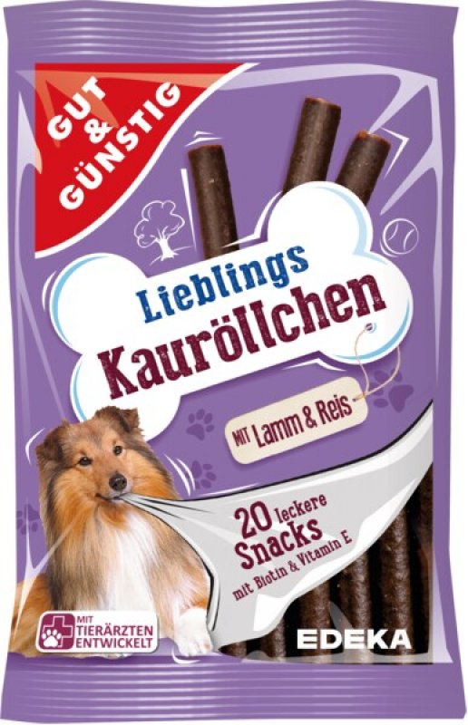 GUT&GÜNSTIG Favorite Kauröllchen with Lamb & Rice