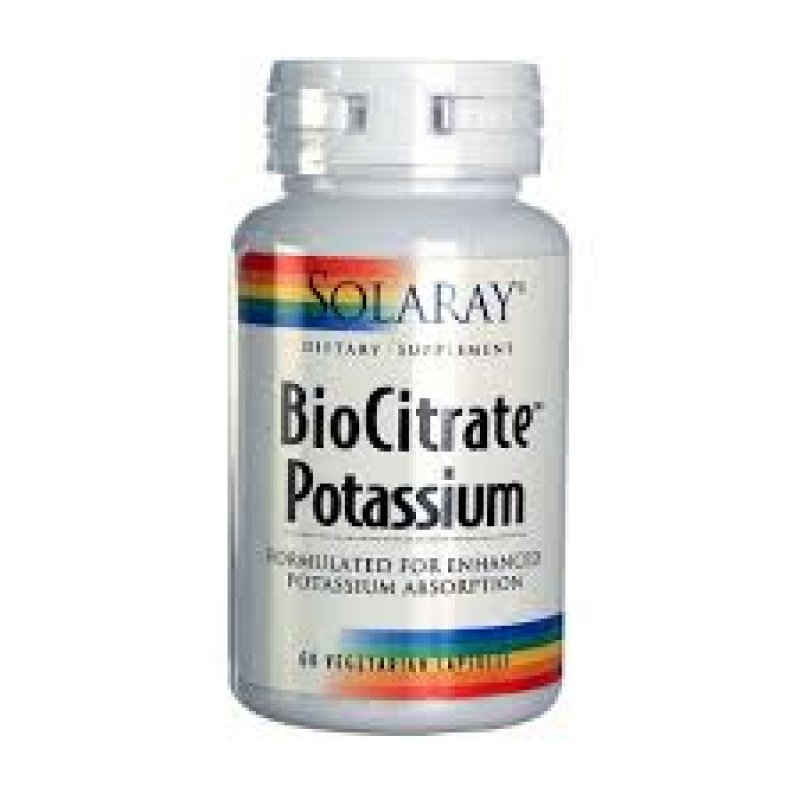 Organic Potassium Citrate 60 capsules Solaray