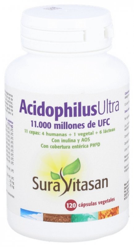 Acidophilus Ultra 120 capsulas 11.000 mill. de UFC